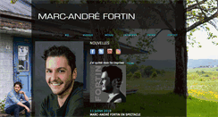 Desktop Screenshot of marcandrefortin.com